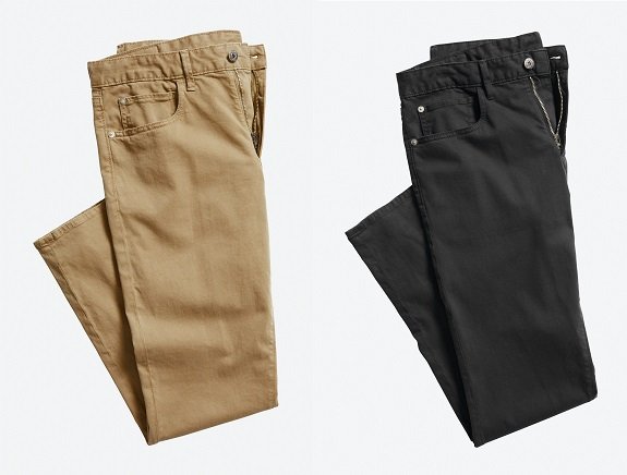Pantalon italien doux à 5 poches fabriqué aux États-Unis
