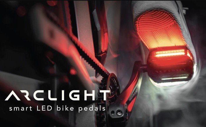 Pédales de vélo à lumière LED Arclight