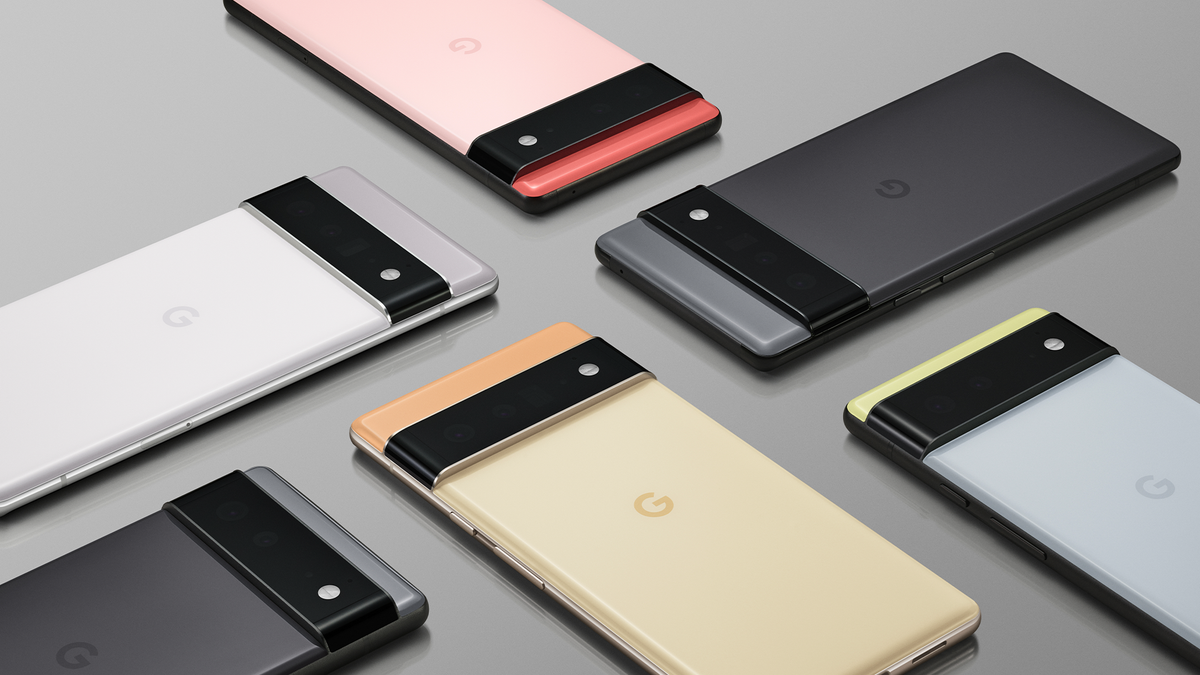 Les Google Pixel 6 et 6 Pro