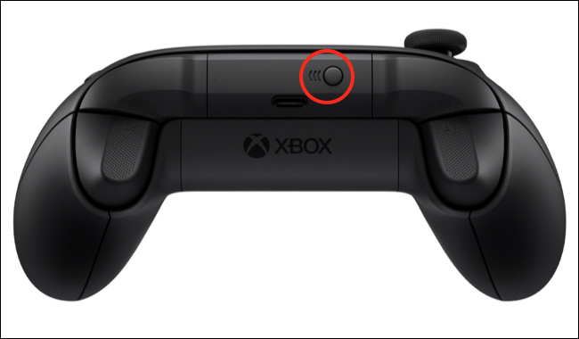 Bouton de paire de contrôleurs Xbox Series