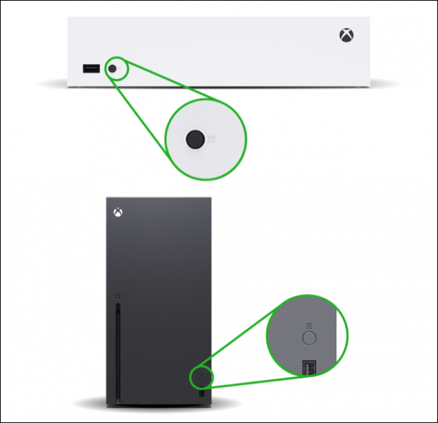 Boutons de paire Xbox Series S et X