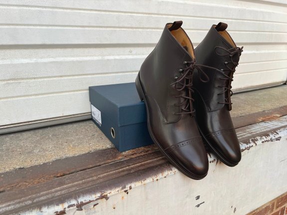 Bottines à lacets marron Suitsupply