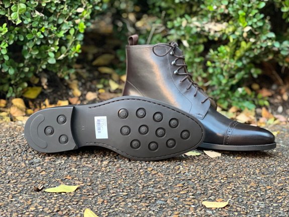 Bottines à lacets marron Suitsupply