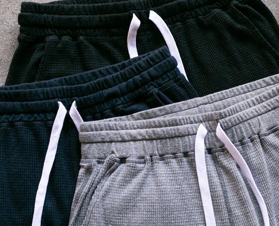 Gustin : Pantalon de survêtement gaufré fabriqué aux États-Unis