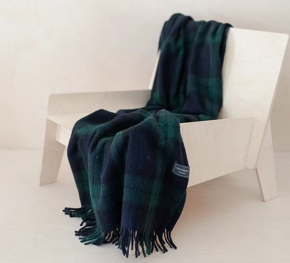 Couverture en laine recyclée Tartan Blanket Co.