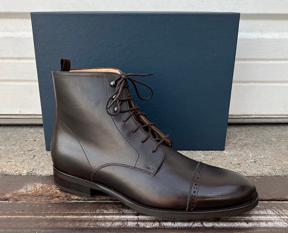 Bottines à lacets marron Suitsupply