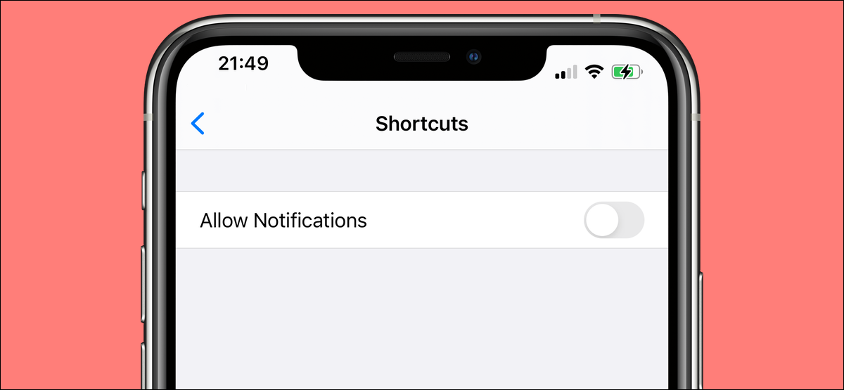 Comment désactiver les notifications pour l'application Raccourcis sur iPhone