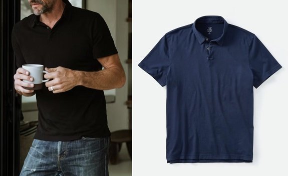 Fabriqué aux États-Unis Flint and Tinder Supima Air Knit Polo