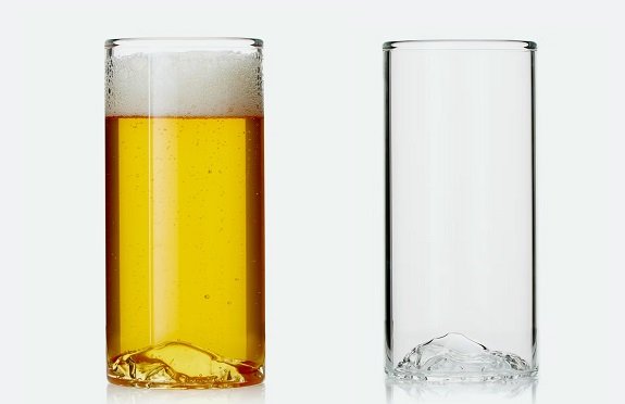 Verre à Bière Demi Dôme Whiskey Peaks - Lot de 2