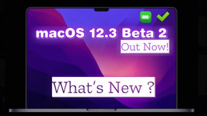 macOS Monterey 12.3 bêta 2