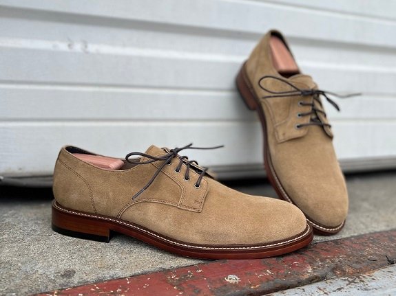 En revue : les derbies en daim Reace de Banana Republic