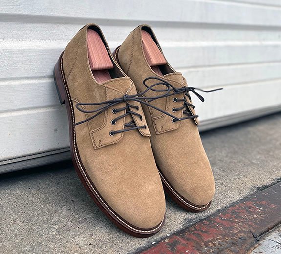 En revue : les derbies en daim Reace de Banana Republic