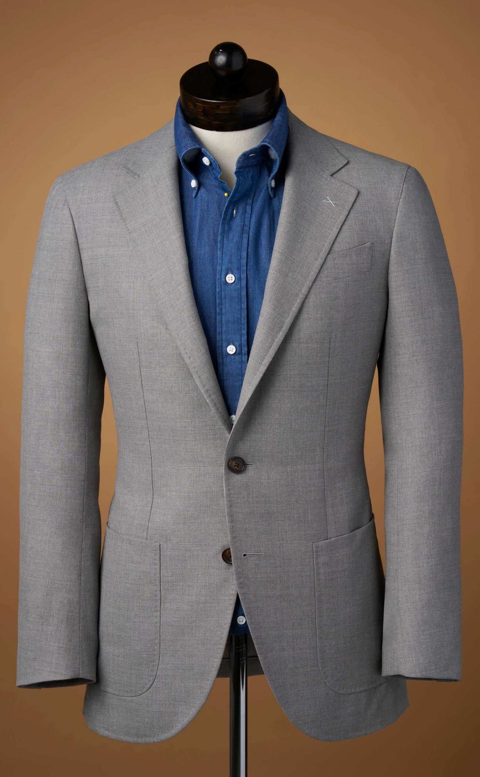 Spier & Mackay Gris Hopsack Sport Manteau