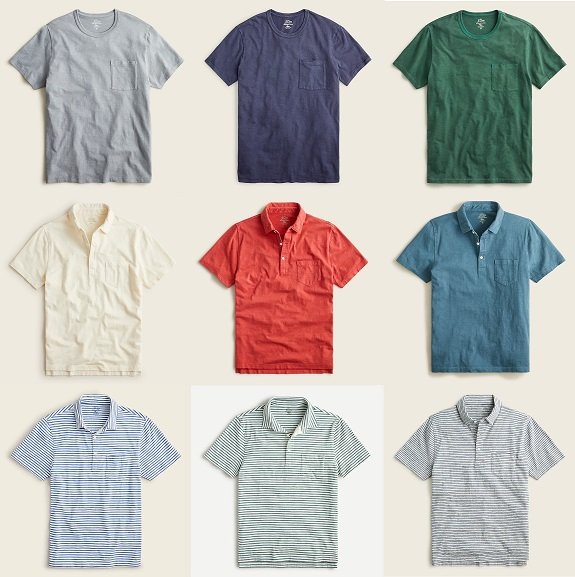 Steal Alert J Crew T-shirts et polos flammés 4122