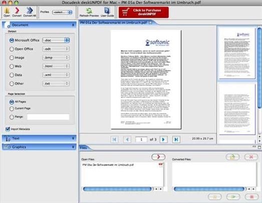bureauUNPDF pour Mac