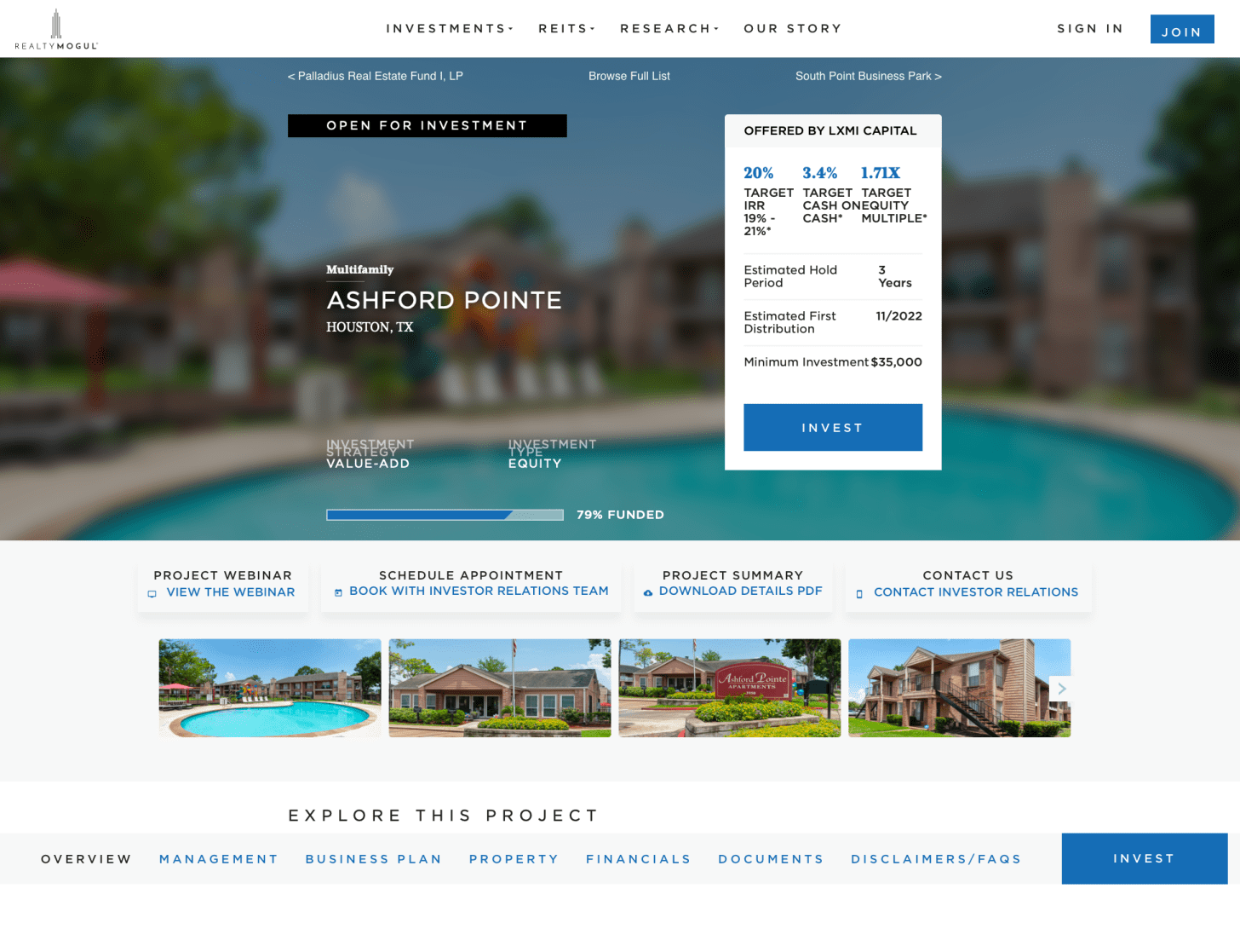Présentation de RealtyMogul