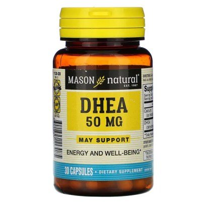 Mason Natural, DHEA, 50 mg, 30 gélules