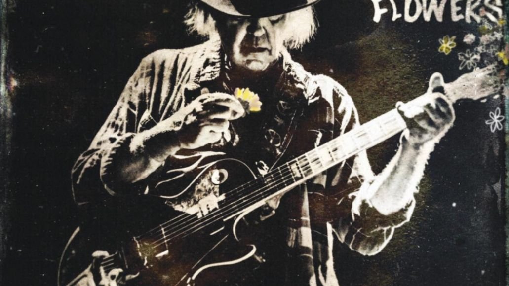 neil young et promesse du vrai bruit et fleurs live album concert film artwork tracklist