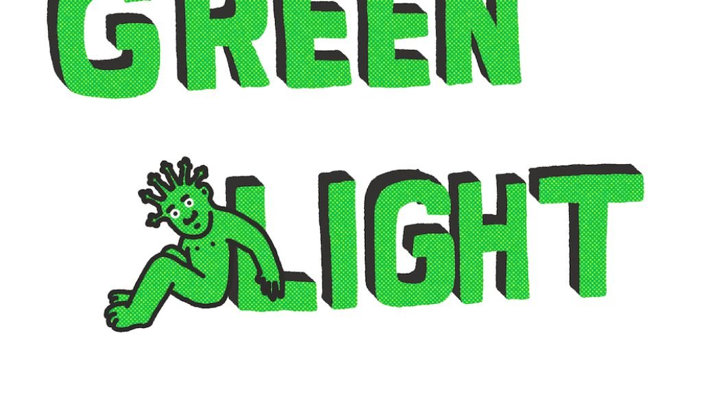 Merlyn Wood Green Light Œuvre unique