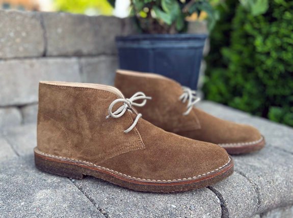 Todd Snyder Bottines Chukka Nomad en Daim