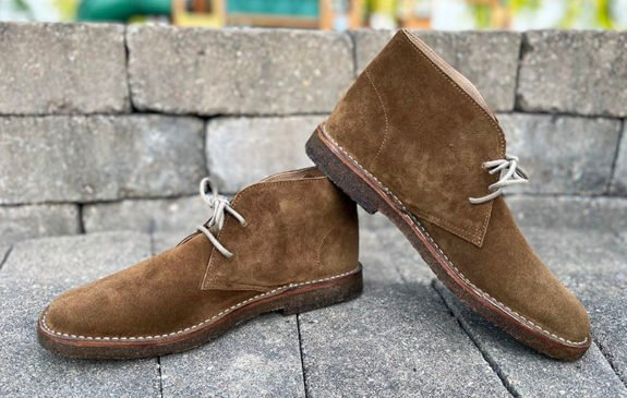 Todd Snyder Bottines Chukka Nomad en Daim