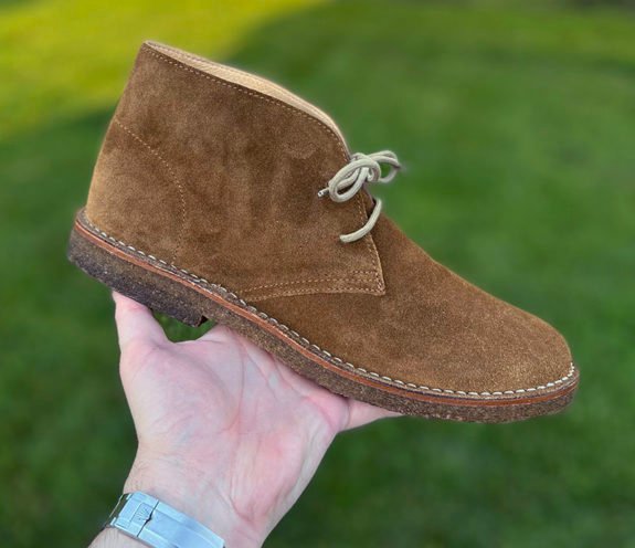 Todd Snyder Bottines Chukka Nomad en Daim