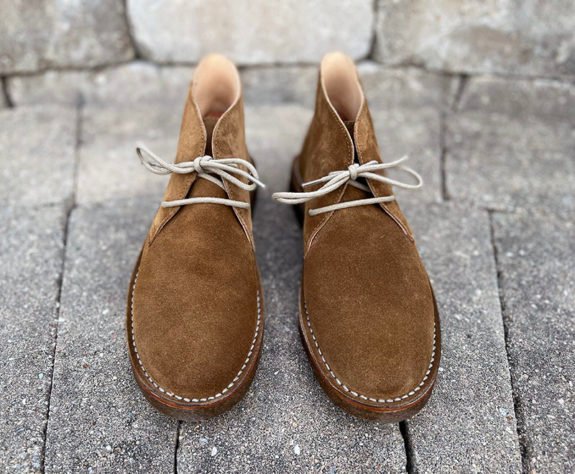 Todd Snyder Bottines Chukka Nomad en Daim