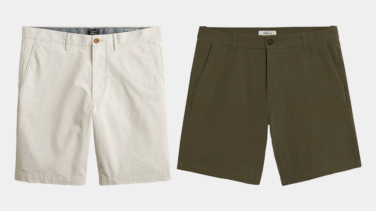 short blanc et olive