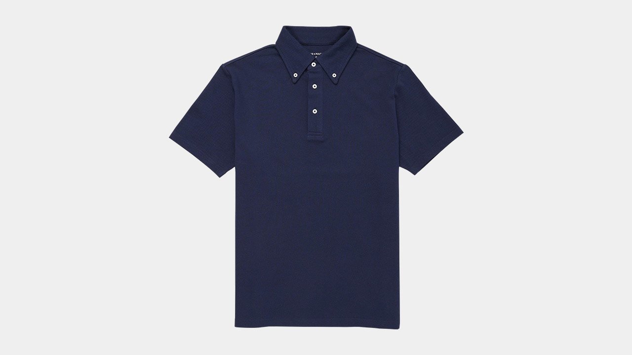 polo anson bleu marine