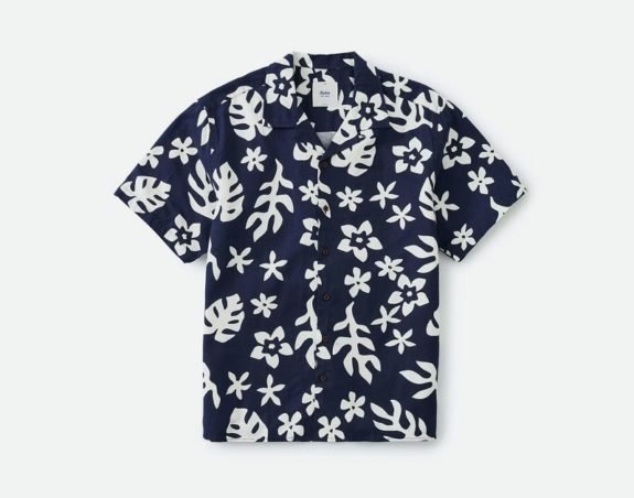 Chemise Aloha en coton/lin Katin Kehei