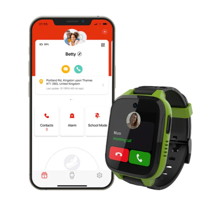 smartwatch pour application compagnon pour enfants