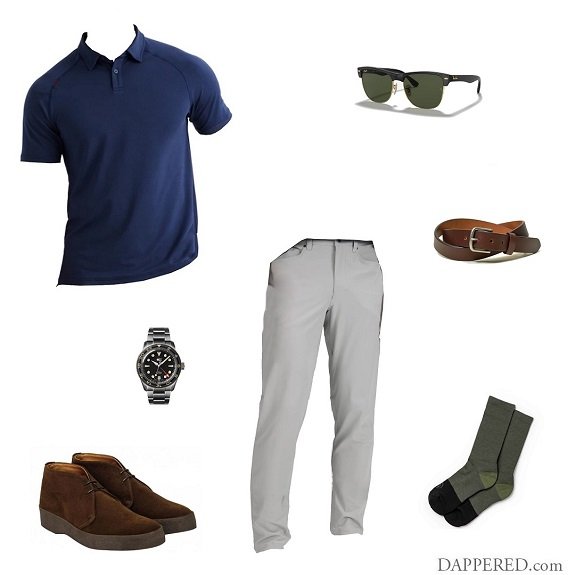 Style Scenario Chinos Chukkas Polo SPLURGE bond 2022