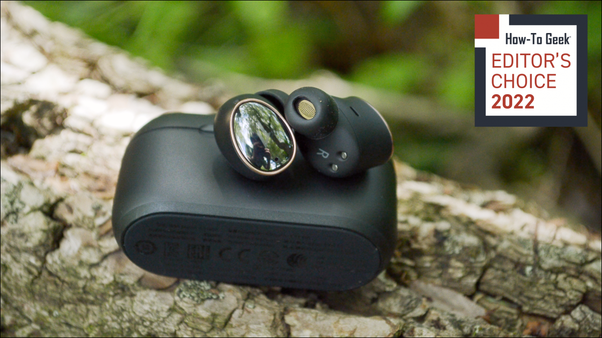 1MORE Evo sur le dessus du boîtier inclus