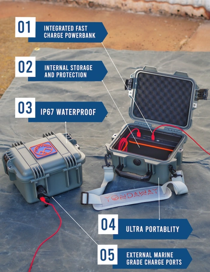 boîtier de charge portable