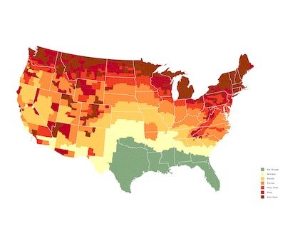 Carte de voyeur leep de Smoky Mountain