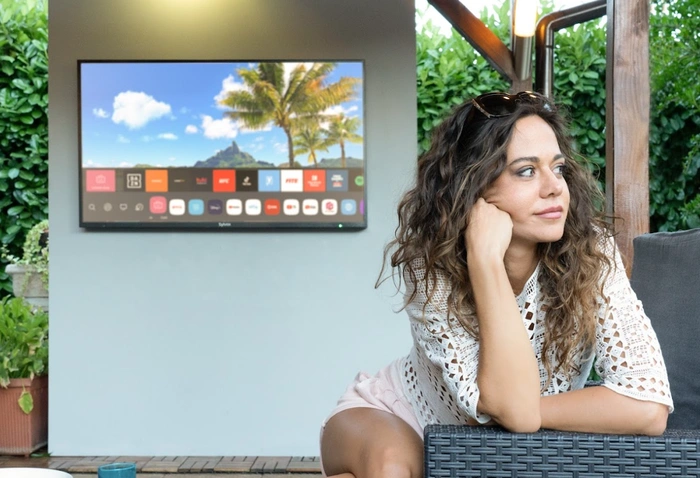 Sylvox 55 pouces Deck Pro QLED TV extérieure étanche