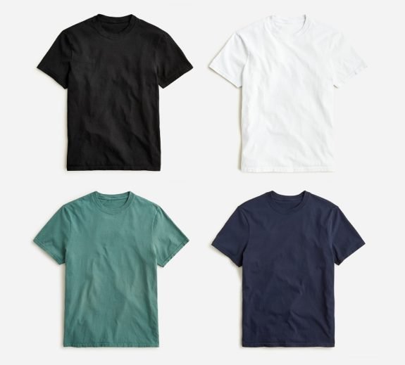 Fabriqué aux États-Unis J. Crew T-shirts 100 % coton