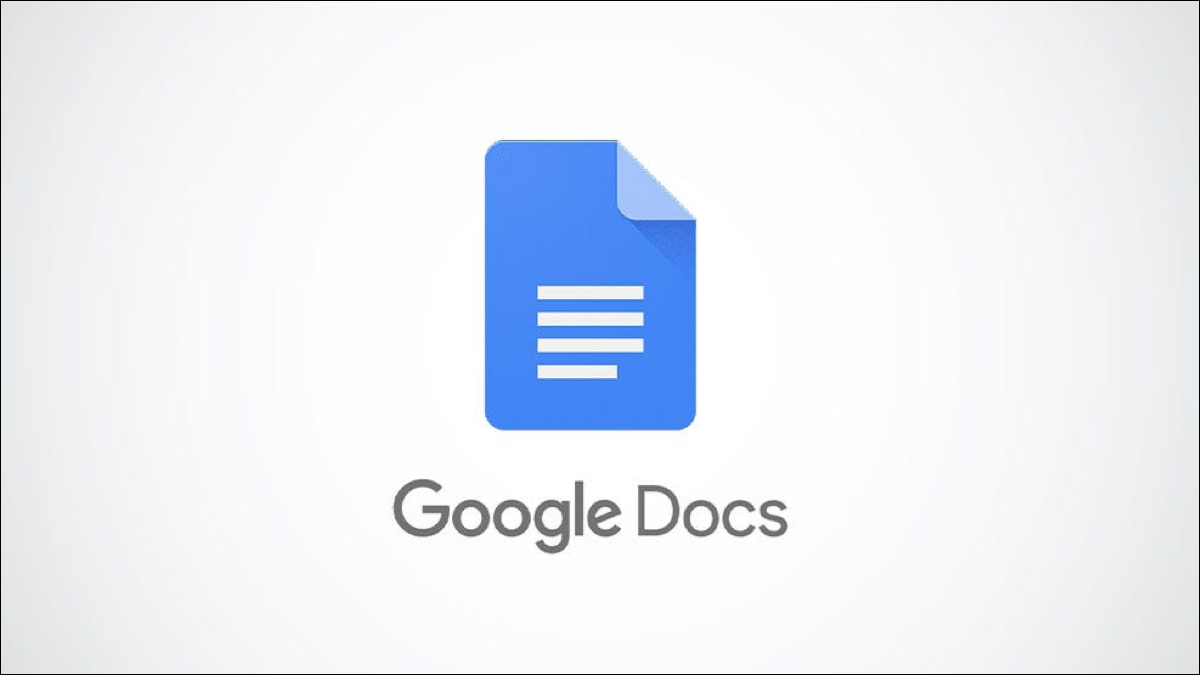 Logo Google Docs sur fond blanc.