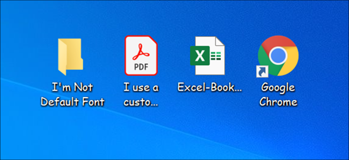 Changer la police par défaut sur Windows 10