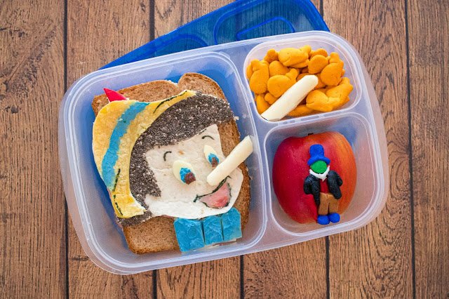 Comment faire une idée de déjeuner scolaire Disney Pinocchio!