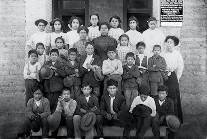 Les enfants de Blackwell School Alliance posant pour une photo