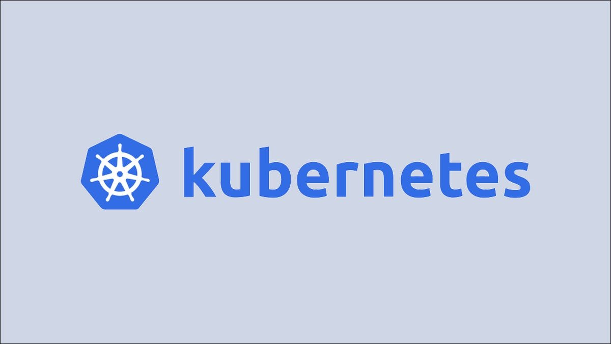 Graphique avec le logo Kubernetes