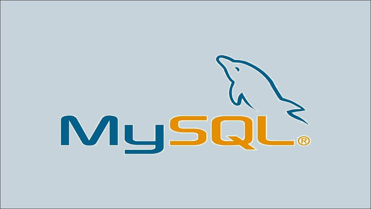 Graphique montrant le logo MySQL