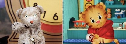 La marionnette Daniel Tiger senior, et son fils. 