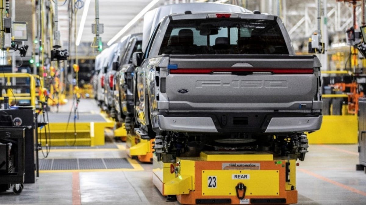 Usine de production de Ford F-150 Lightning EV