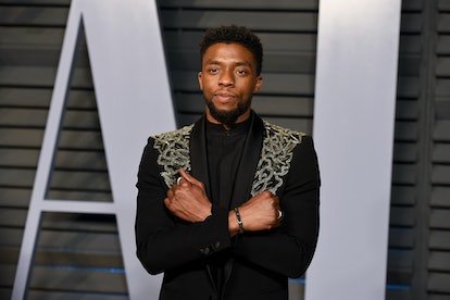 BEVERLY HILLS, CA - 04 MARS : Chadwick Boseman assiste à la soirée des Oscars Vanity Fair 2018 organisée par R...