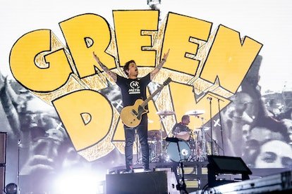 Billie Joe Armstrong de Green Day se produit pendant Lollapalooza au Grant Park le 31 juillet 2022 à Chi...