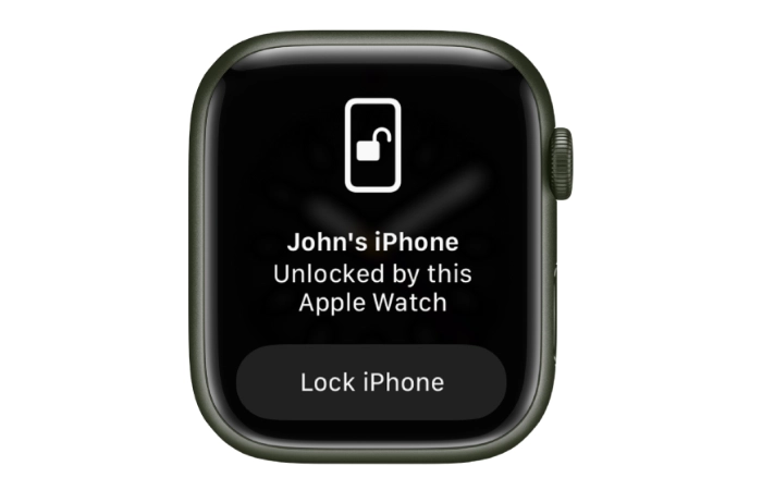 iPhone débloqué par Apple Watch