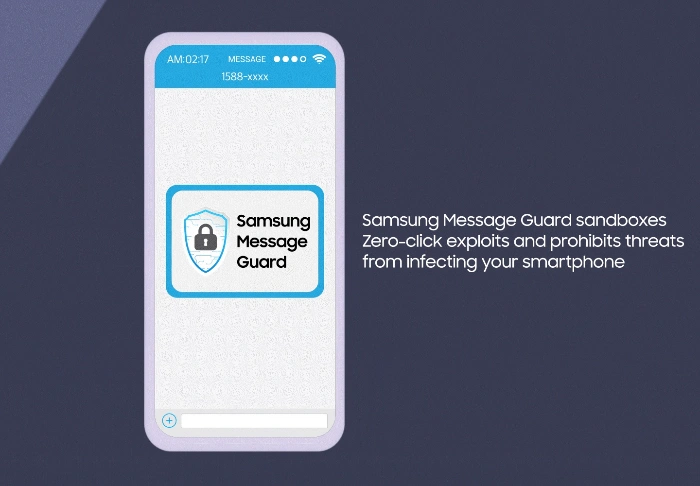 Garde de messages Samsung