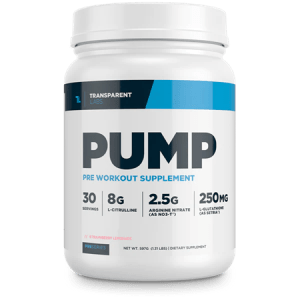 Pré-entraînement de la pompe Transparent Labs